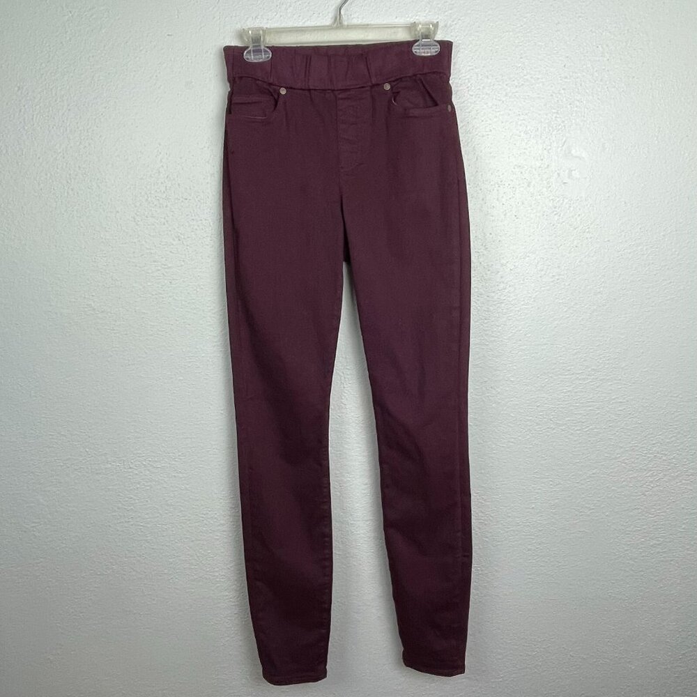 Lands' End Women's Plum Hi-Rise Pull-On Curvy Skinny Legging Jeans - Size 4